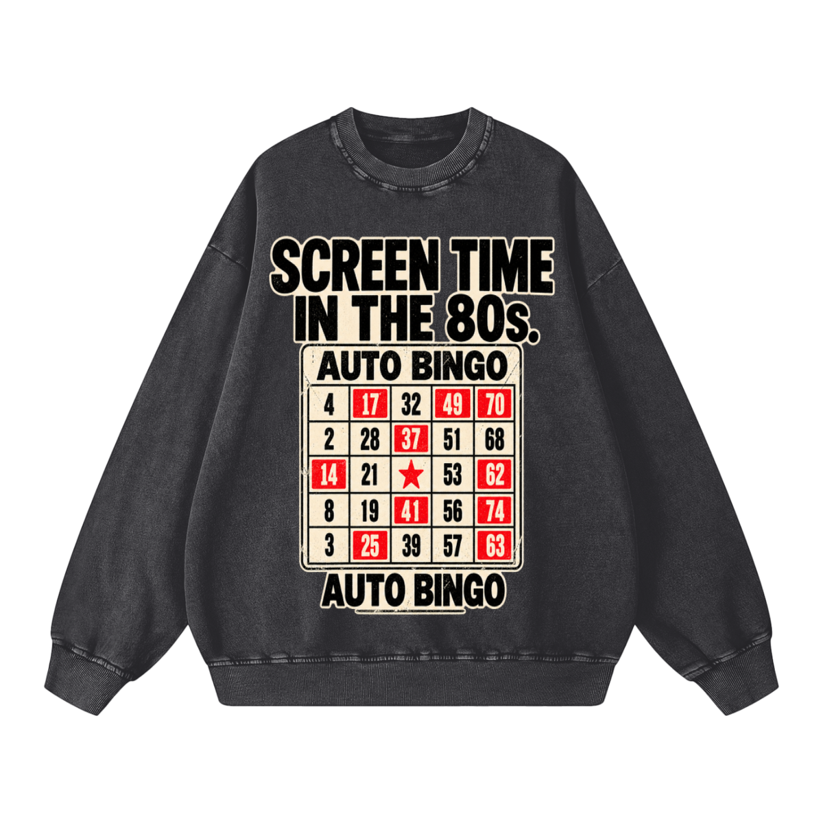The 80’s Screentime Crop Sweatshirt