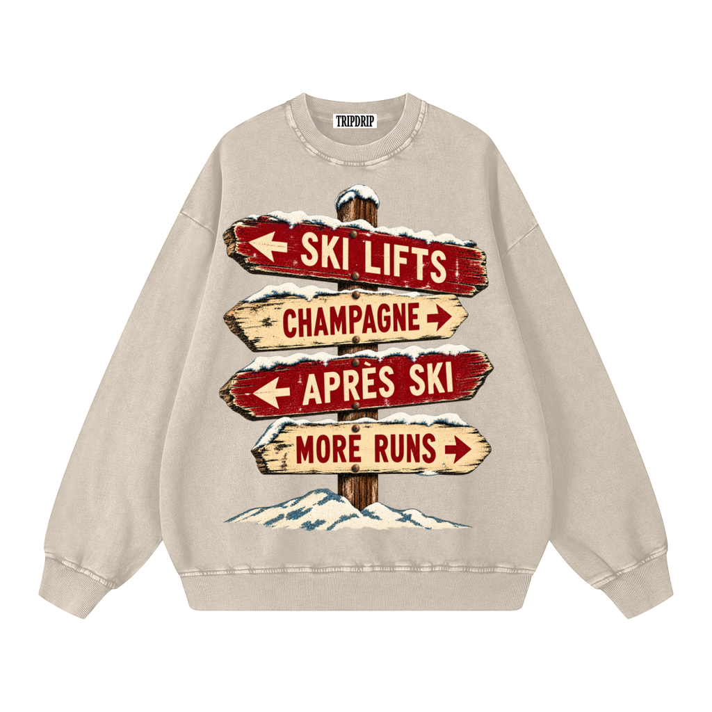 WHICH WAY APRÈS OVERSIZE SWEATSHIRT