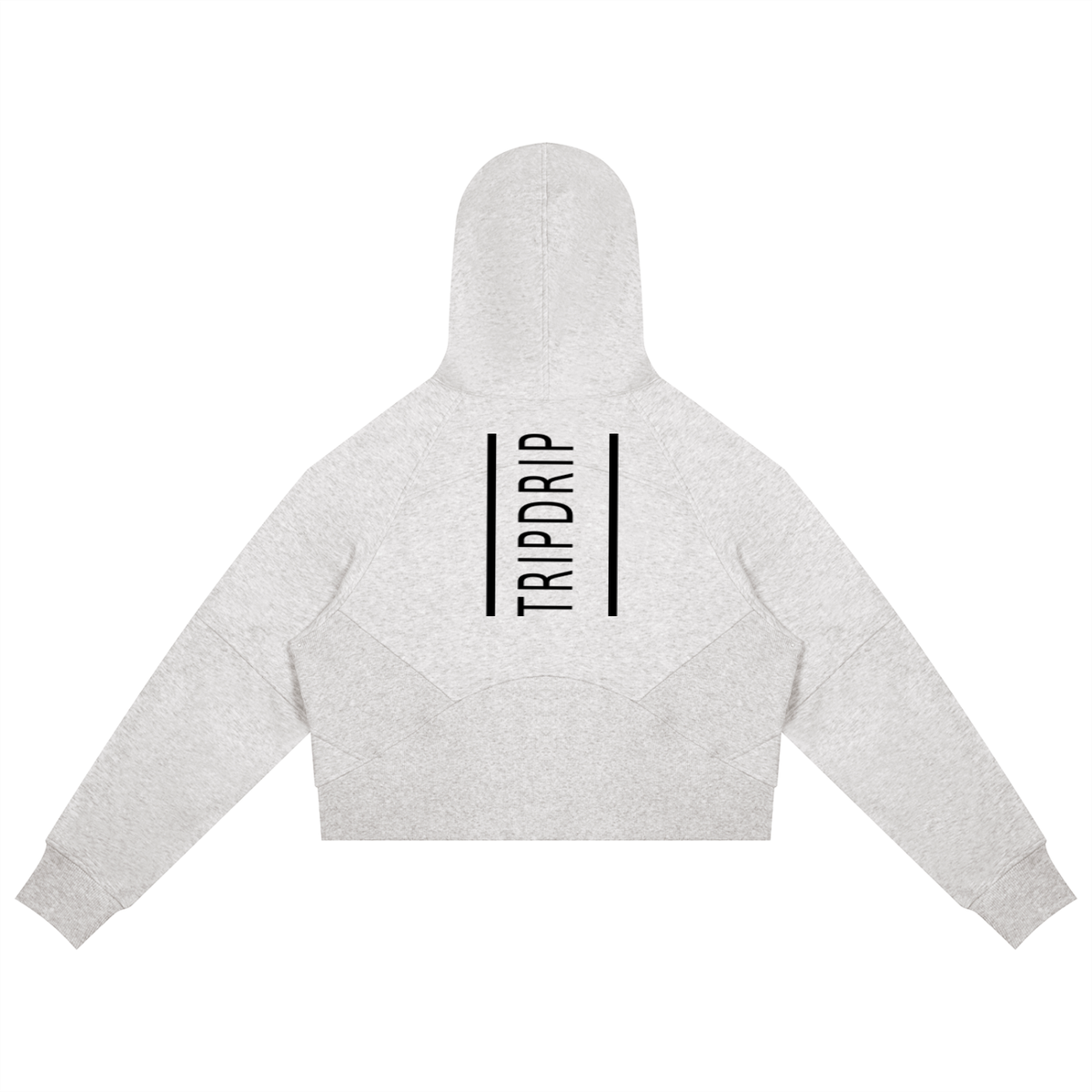 THE JET-SETTER CROPPED ZIP-THROUGH HOODIE