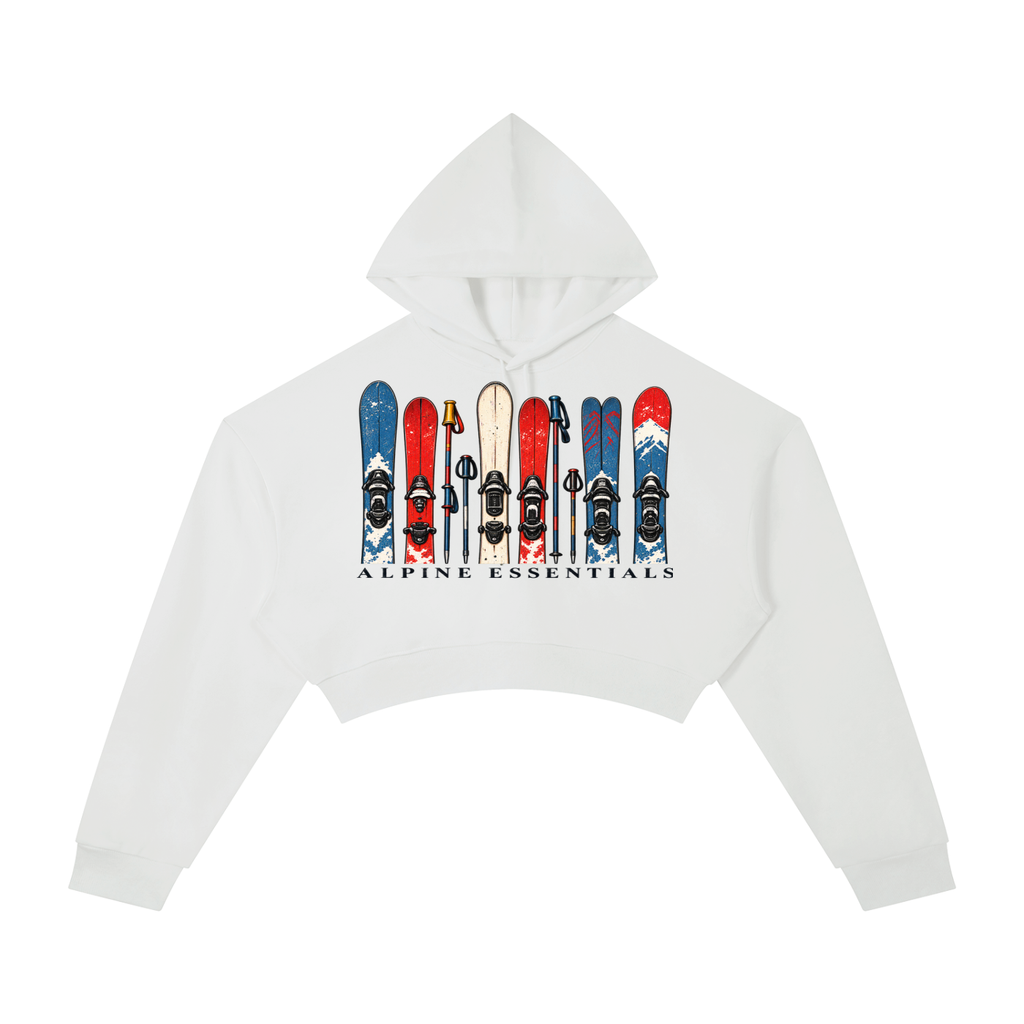 ALPINE ESSENTIALS CROPPED HOODIE