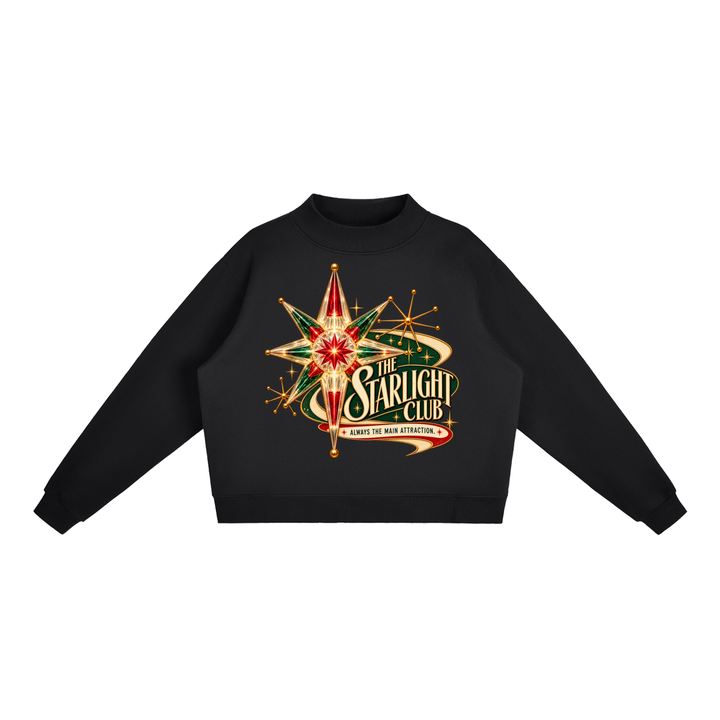 THE STARLIGHT CLUB MOCK NECK SWEATSHIRT