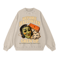BEFORE HALLOWEEN GREW UP STONEWASH OVERSIZED SWEATSHIRT.