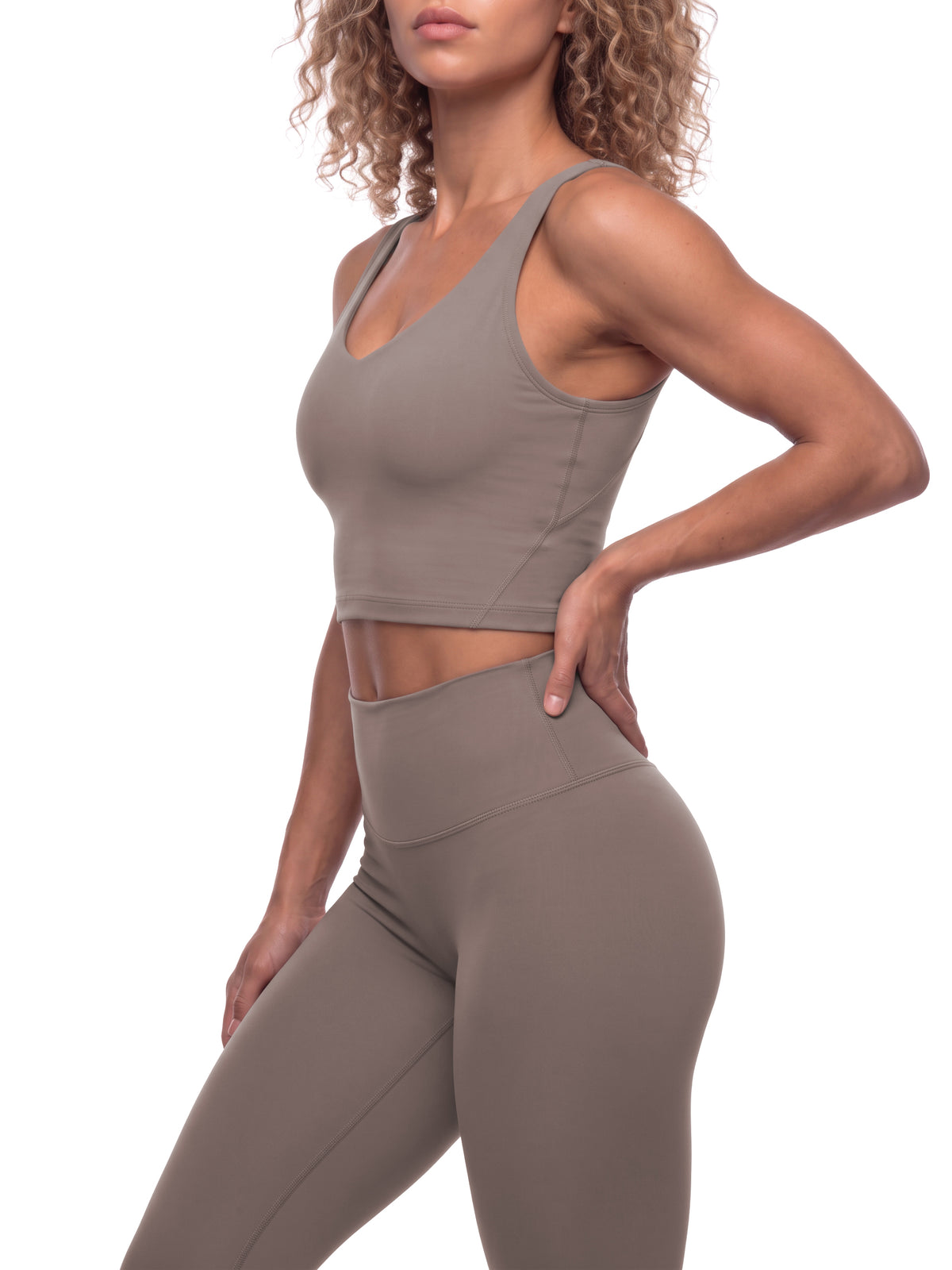 THE CHALET KEY YOGA TANK - DARK